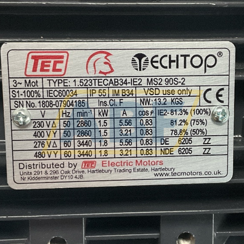 MS290S-2-B3 TechTop Motor