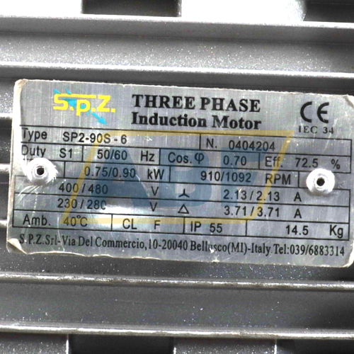 SP2-90S-6-B14 SPZ Motori Elettrici