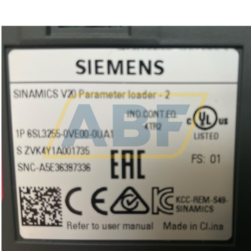6SL3255-0VE00-0UA1 Siemens