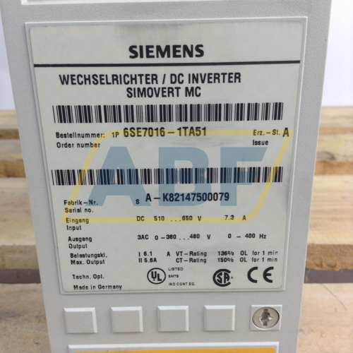 6SE7016-1TA51 Siemens