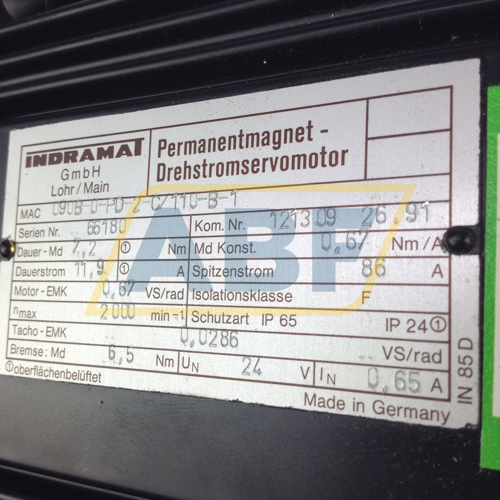 MAC090B-0-PD-2-C/110- Indramat