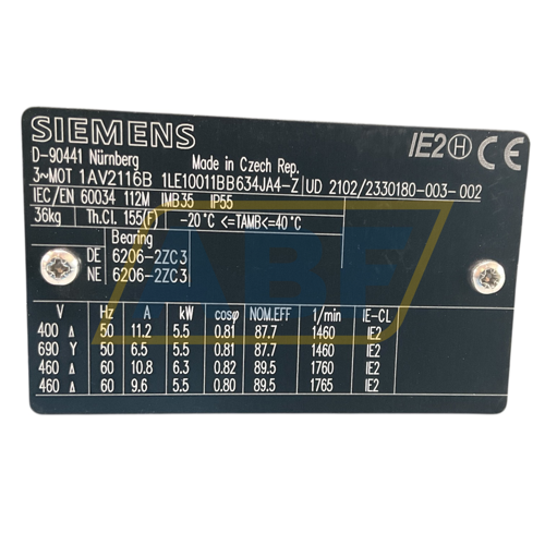 1LE1001-1BB63-4JA4-Z Siemens