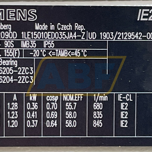 1LE1501-0ED03-5JA4-Z Siemens
