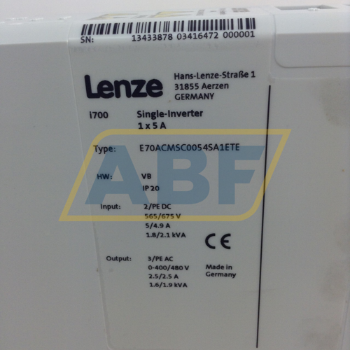 E70ACMSC0054SA1ETE Lenze