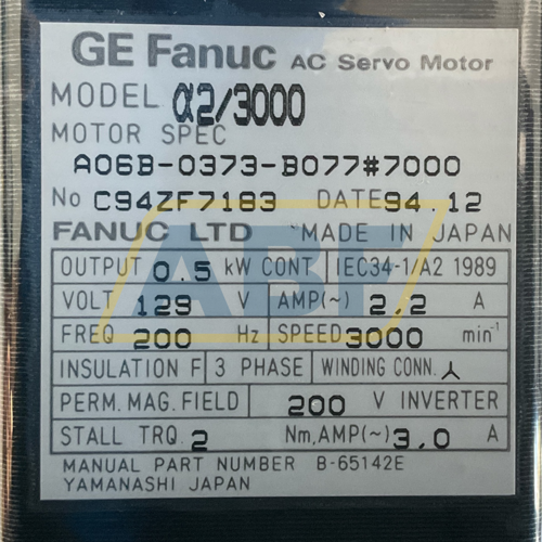 A06B-0373-B077 Fanuc