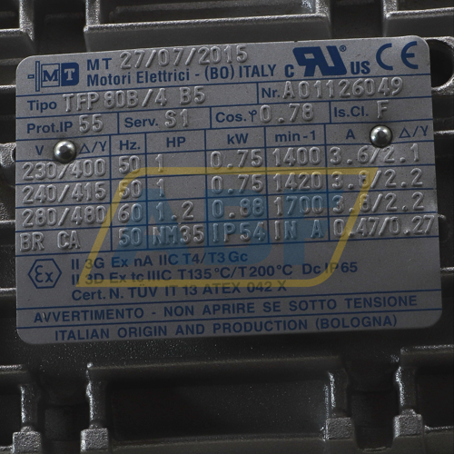 TFP80B-4-B5 MT Motori Elettrici