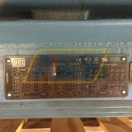 250K32CI0355M/L6B3 WEG