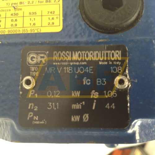 MRV118UO4E-F063A4B14/ Rossi