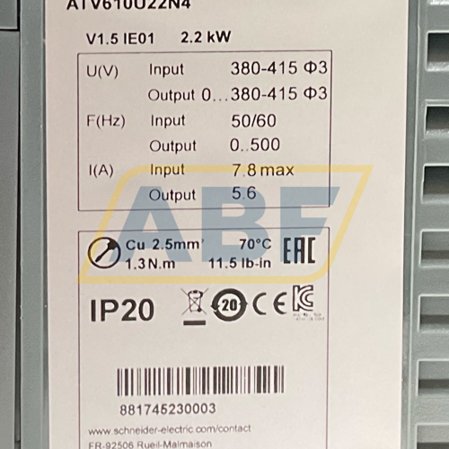 ATV610U22N4 Schneider Electric