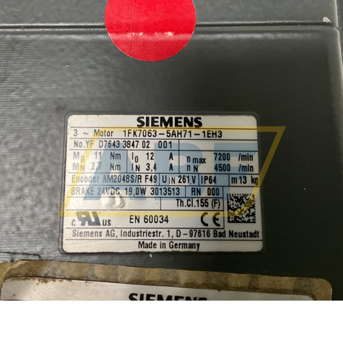 1FK7063-5AH71-1EH3 Siemens