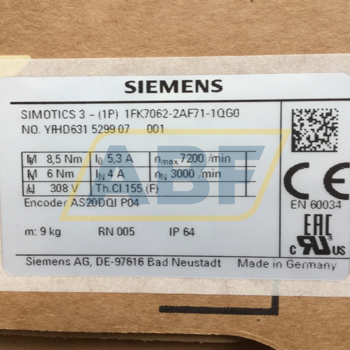 1FK7062-2AF71-1QG0 Siemens