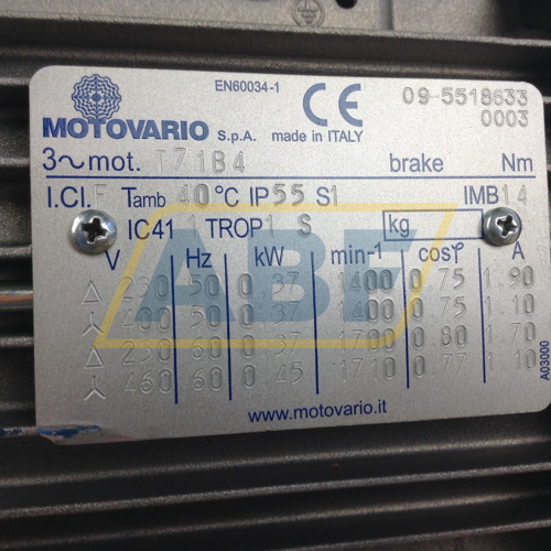 NMRV040I15-T71B4B14 Motovario