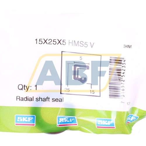 15X25X5HMS5V SKF