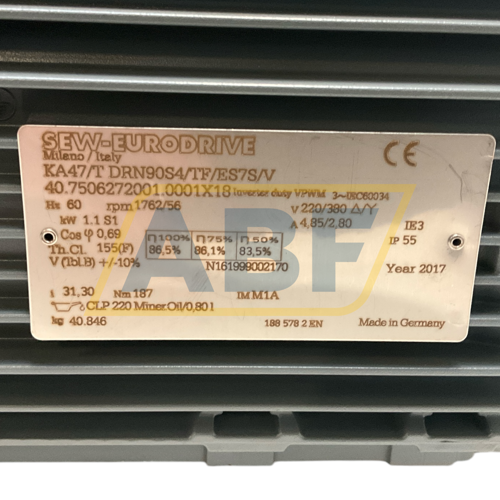 KA47/TDRN90S4/TF/ES7S SEW-EURODRIVE