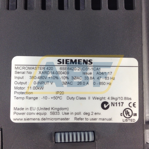 6SE6420-2UD31-1CA1 Siemens