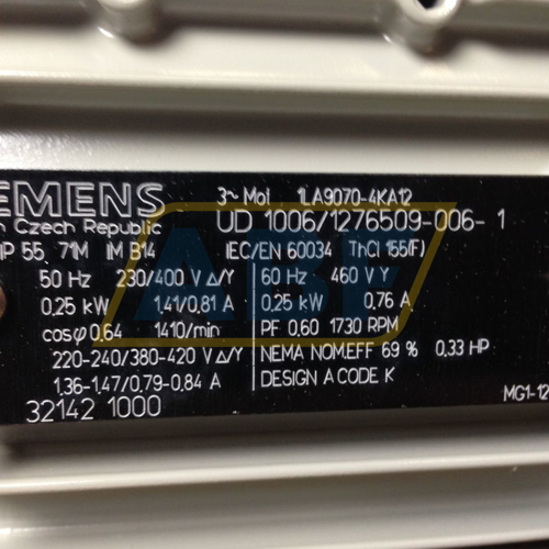 1LA9070-4KA12 Siemens