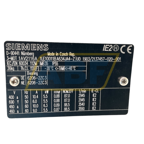 1LE1001-1BA63-4JA4-Z Siemens