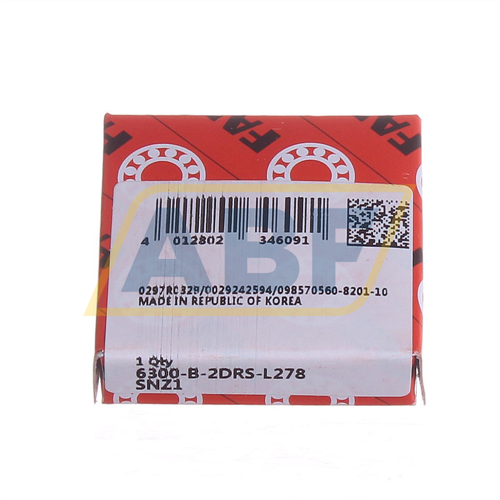 6300-B-2DRS-L278-SNZ1 FAG