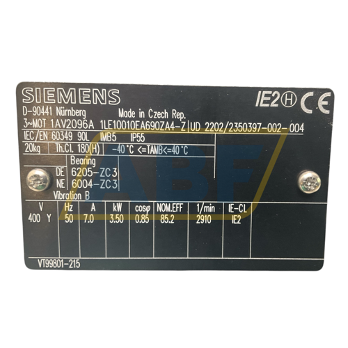 1LE1001-0EA69-0ZA4-Z Siemens