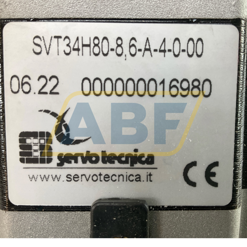 SVT34H80-8.6-A-4-0-00 Servotecnica