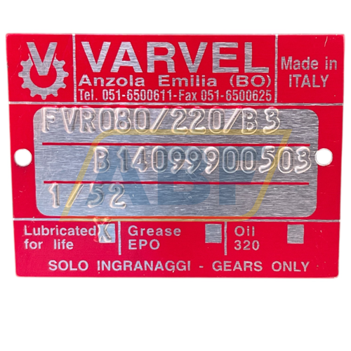 FVR080/220/B3-80B5I52 Varvel