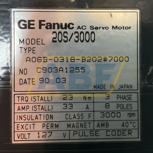 A06B-0318-B202#7000 Fanuc