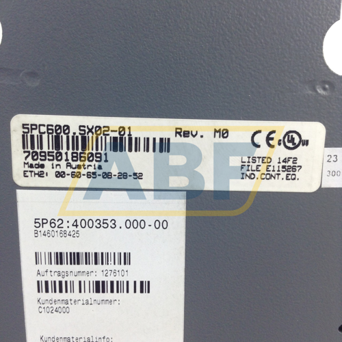 5PC600.SX02-01 B&R Automation