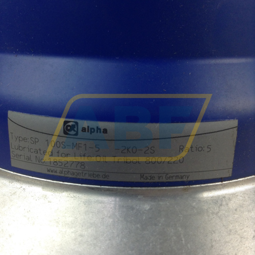 SP100S-MF1-5-2K0-2S Wittenstein Alpha