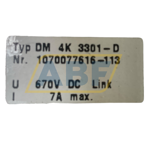 DM4K3301-D Bosch