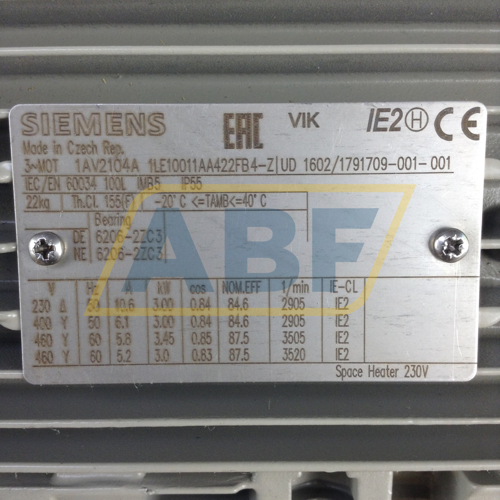 1LE1001-1AA42-2FB4-Z Siemens