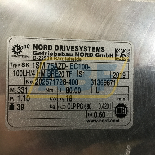 SK1SMI75AZD100LH/4BRE Nord Drive Systems
