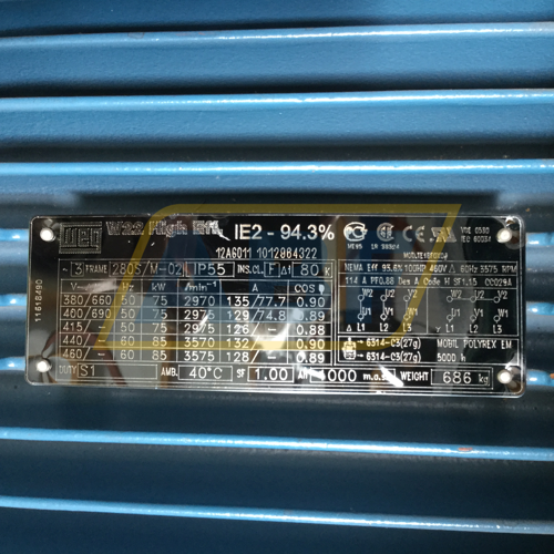 250K32CI0355M/L6B3 WEG