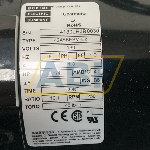 42A5BEPM-E2-I10 Bodine