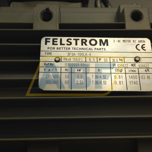 3F3A-100LA-4B34 Felstrom