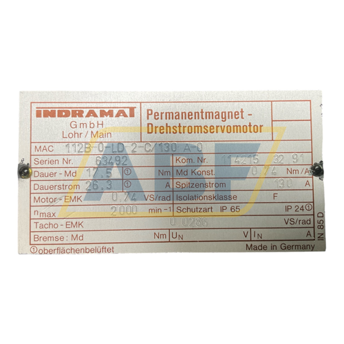 MAC112B-0-LD-2-C/130- Indramat