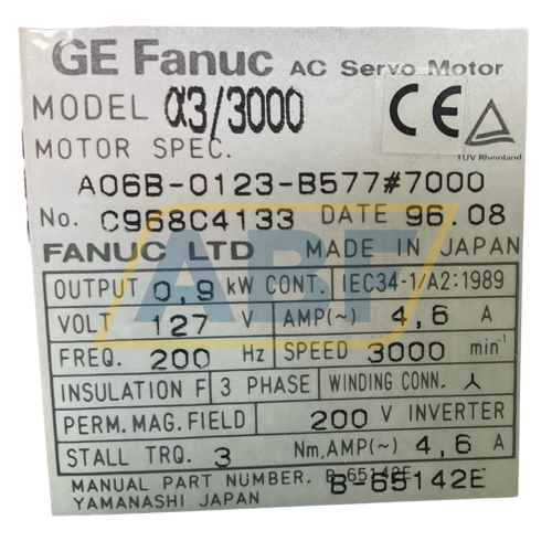 A06B-0123-B777 Fanuc