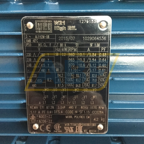 2.2K31AL2112M6B3 WEG