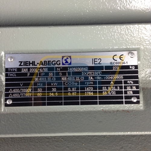 ZAH200L-4/HE-B3 Ziehl-Abegg
