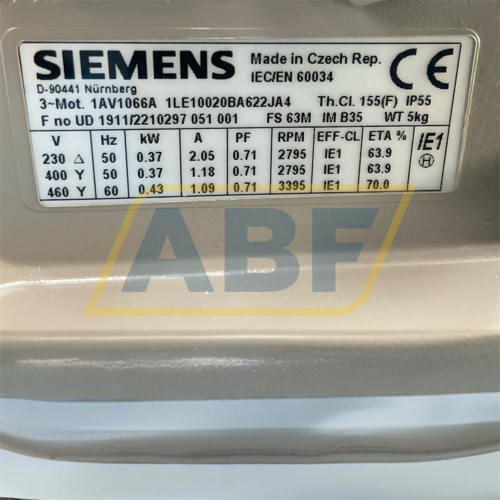 1LE1002-0BA62-2JA4 Siemens