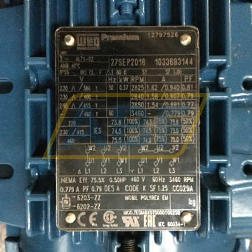 0.37K31AL3712B14 WEG