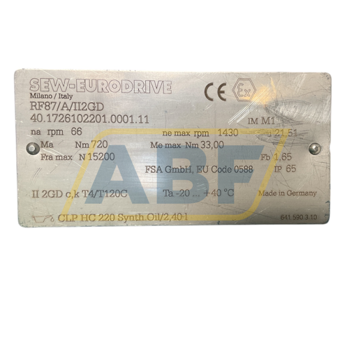 RF87/II2GDEDV132S4 SEW-EURODRIVE