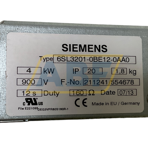 6SL3201-0BE12-0AA0 Siemens