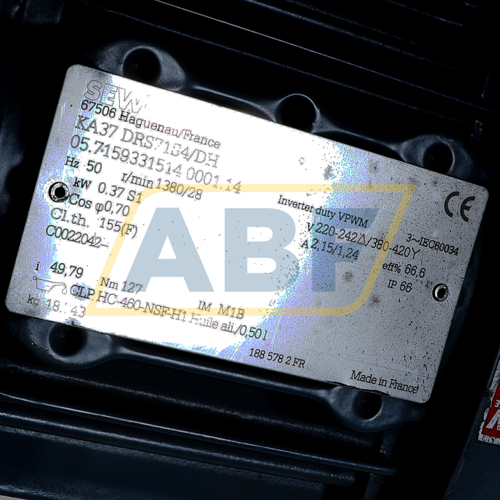 KA37/DRS71S4/DH SEW-EURODRIVE