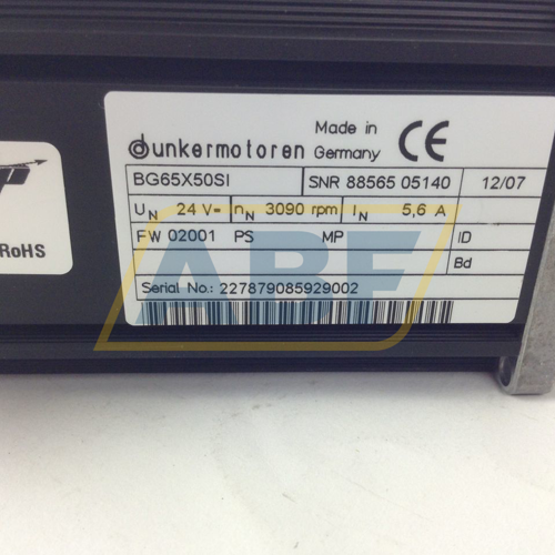 BG65X50SI/PLG52-162/2 Dunkermotoren