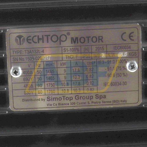 T3A132L-4-B3 TechTop Motor