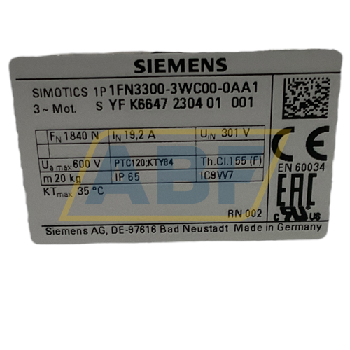1FN3300-3WC00-0AA1 Siemens
