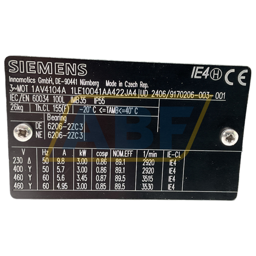 1LE1004-1AA42-2JA4 Siemens