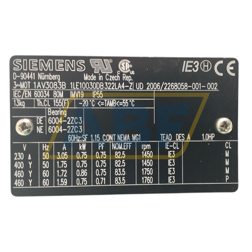 1LE1003-0DB32-2LA4-Z Siemens