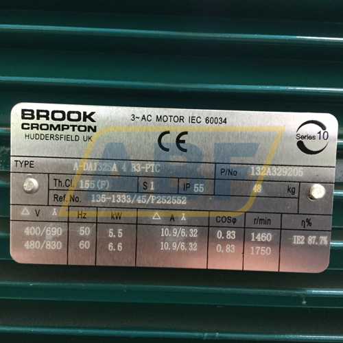 A-DA132SA4B3-PTC Brook Crompton