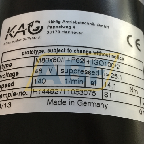 M80X80I48VP62II25IGO1 Kahlig Antriebstechnik